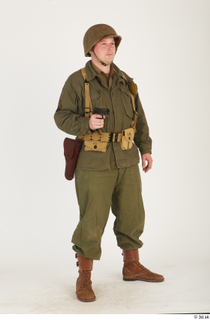 U.S.Army uniform World War II. - Technical Corporal - poses…